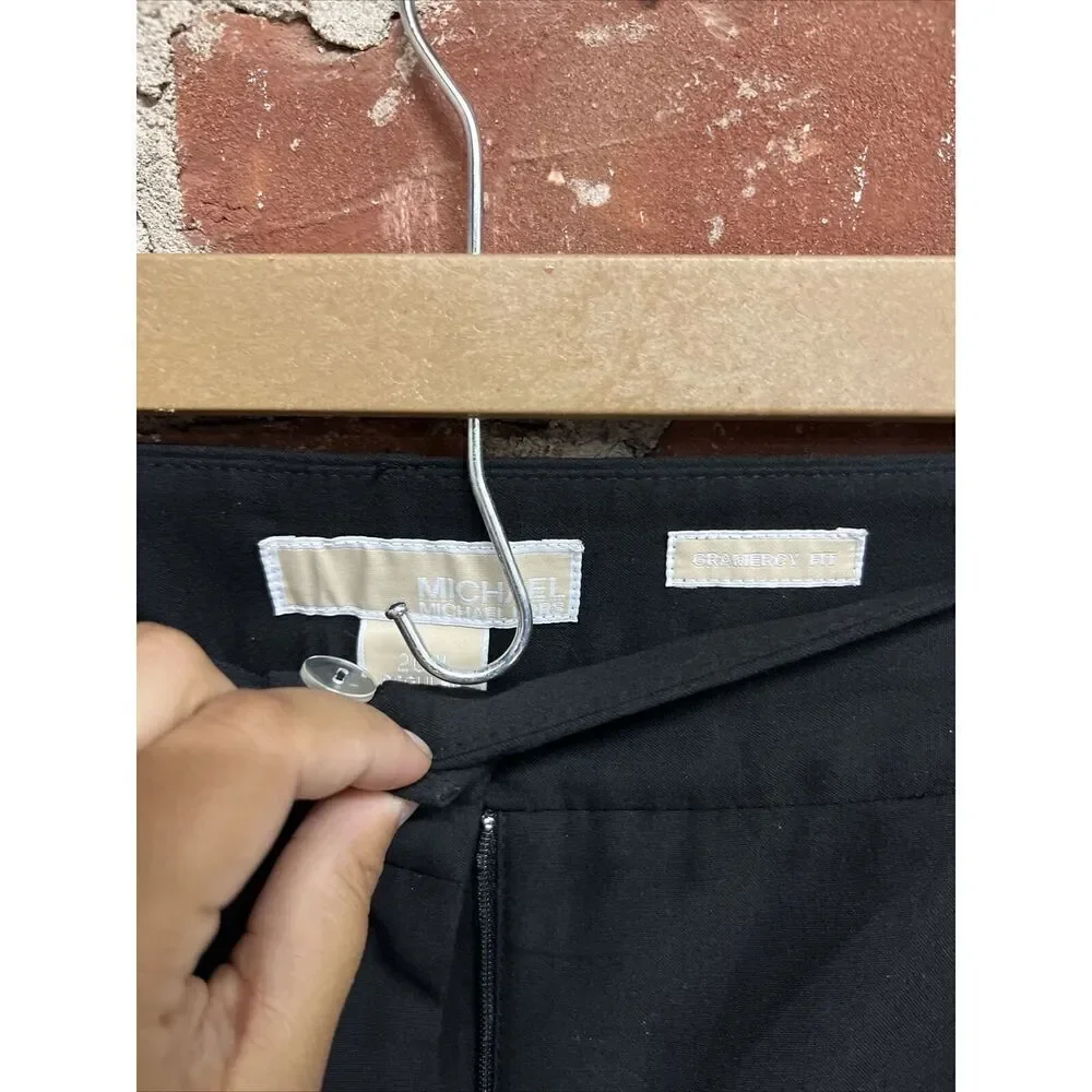 Michael Kors Women's Black Gramercy Fit Dress Pants Size 20W